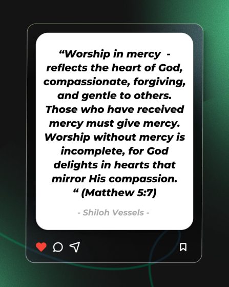 Worship In Mercy