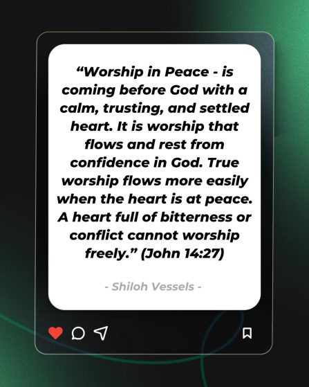 Worship In Peace