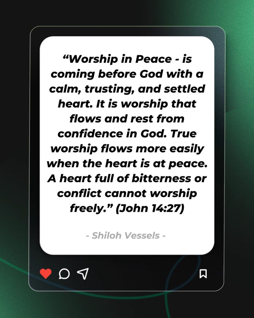 Worship In Peace